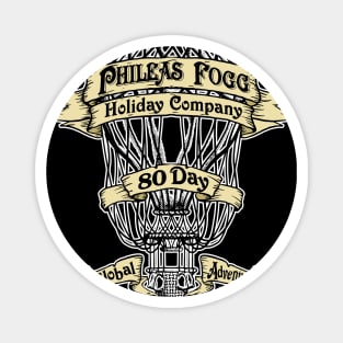 Book Lover print - Phileas Fogg Holiday Company product Magnet